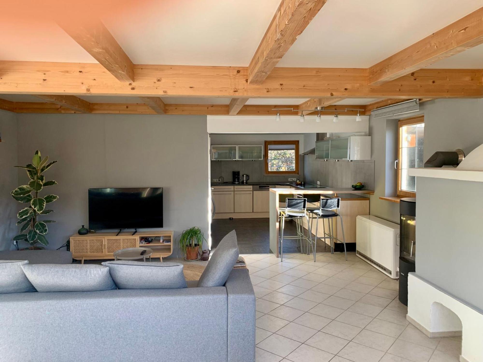 Ferienwohnung Kleines Reihenhaus Im Chiemgau Siegsdorf Exterior foto